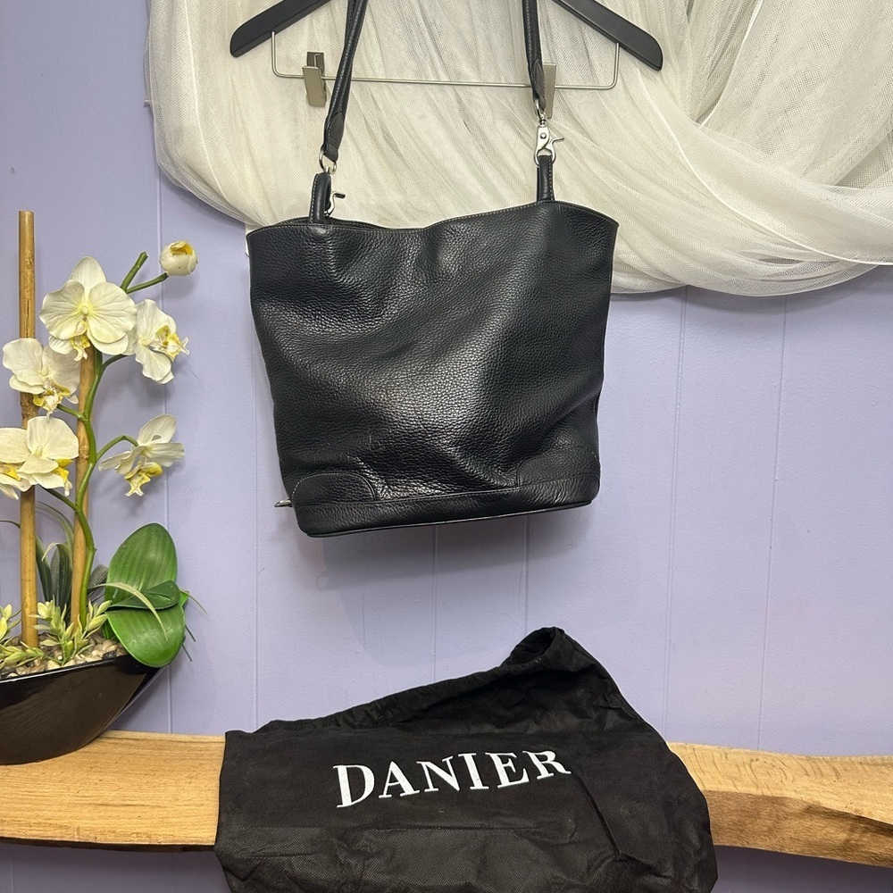 Danier Pebbled leather Hobo Tote Bag
